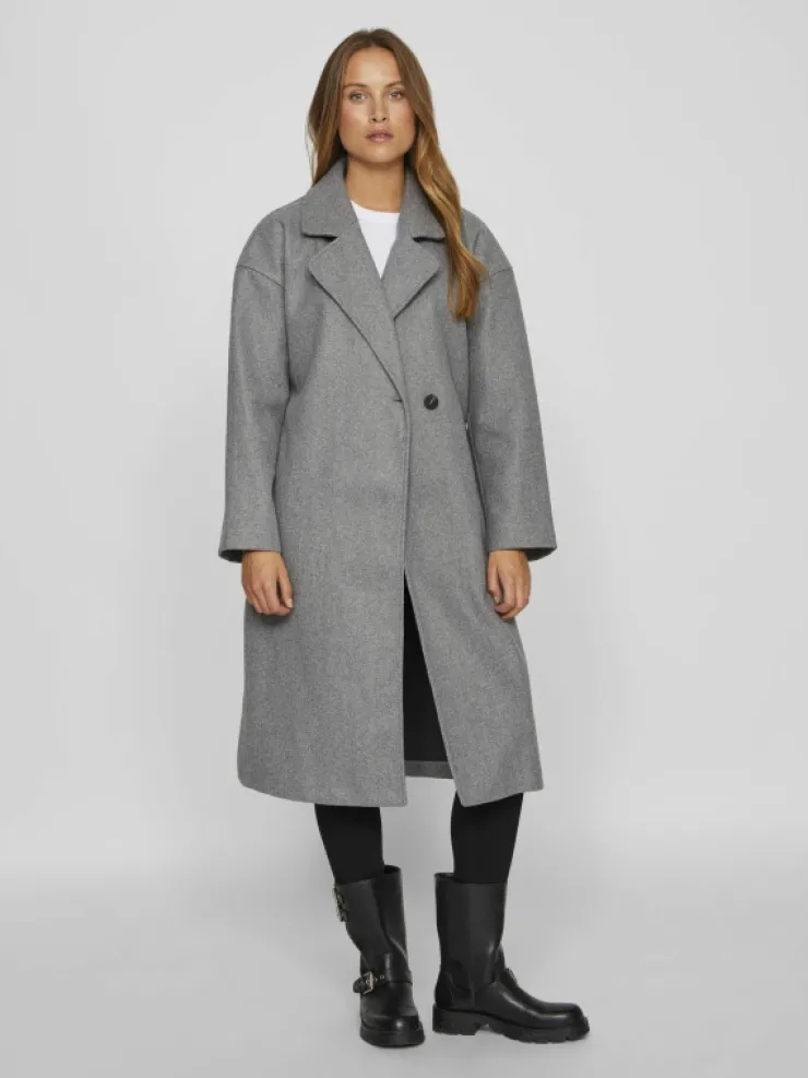 VILA Jackets & Coats^TIE WAIST COAT