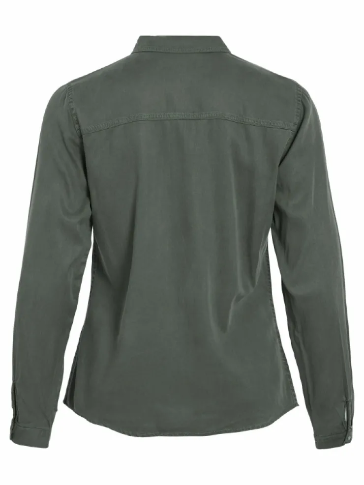VILA Shirts | Tops & T-shirts^VIBISTA POCKET DENIM SHIRT