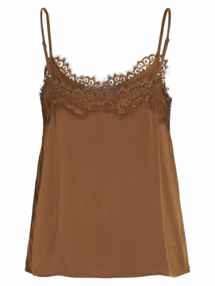 VILA Tops & T-shirts^VICAVA LACE TRIM STRAP TOP