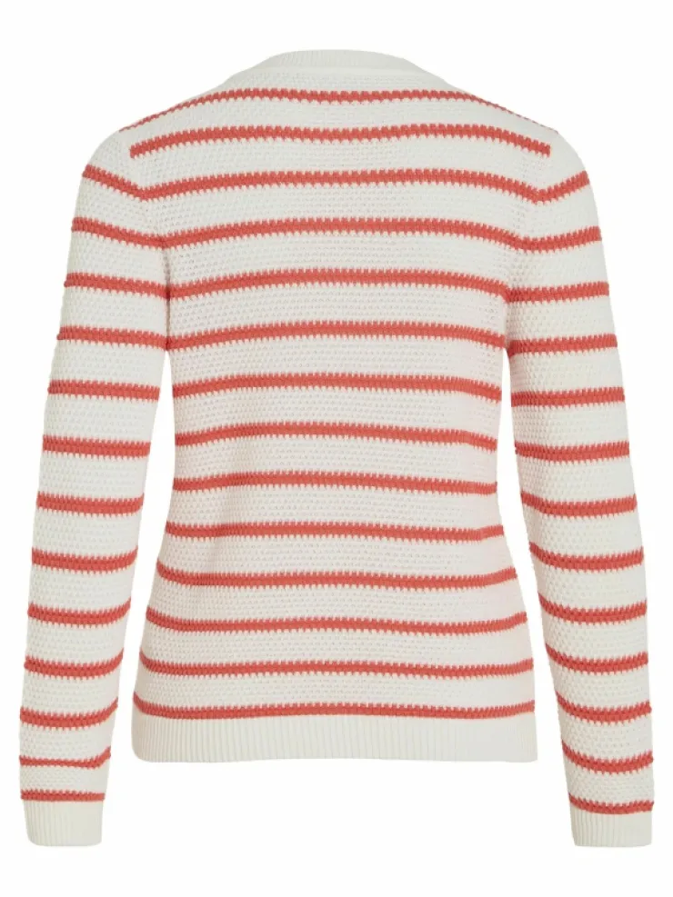 VILA Knitwear^VIDALO STRIPED KNITTED PULLOVER