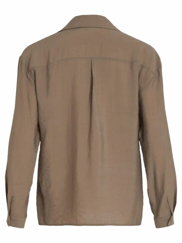 VILA Shirts^VIDOMIRA V-NECK LONG SLEEVED SHIRT