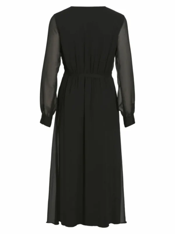 VILA Dresses^VIFALIA LONG SLEEVED MIDI DRESS