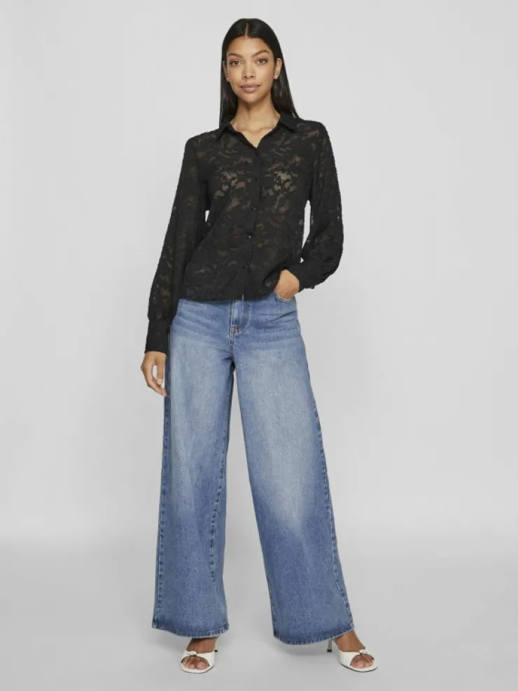 VILA Shirts | Tops & T-shirts^VIFLEMA LACE SHIRT