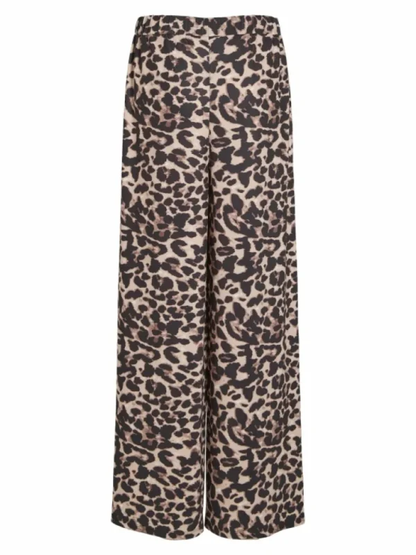 VILA Trousers & Leggings^VILEOA LEOPARD PRINT TROUSERS