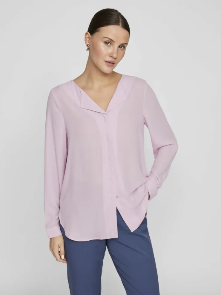 VILA Shirts | Tops & T-shirts^VILUCY HIGH LOW SHIRT