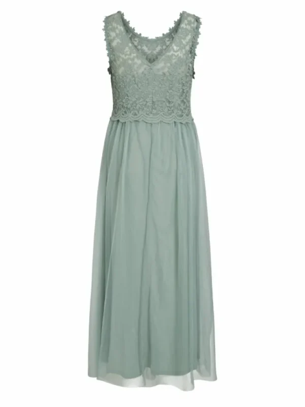 VILA Dresses^VILYNNEA LACE MAXI DRESS
