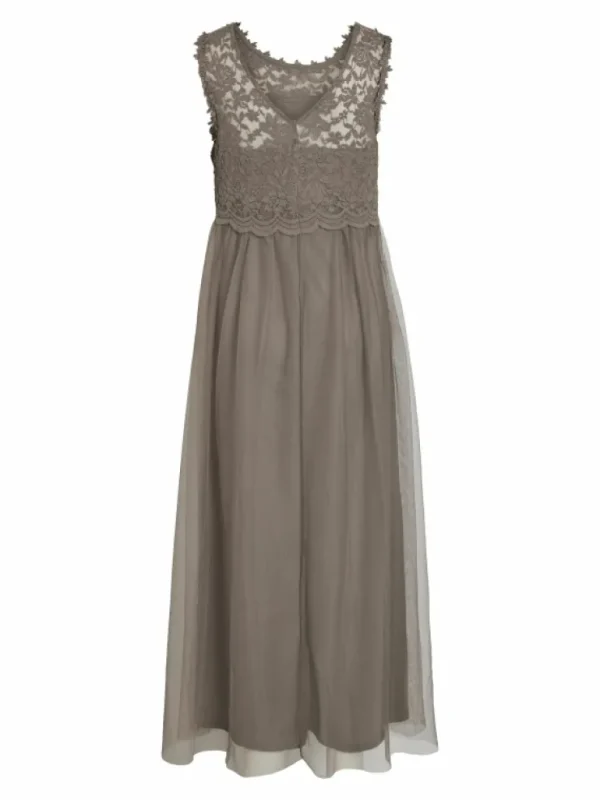 VILA Dresses^VILYNNEA LACE MAXI DRESS