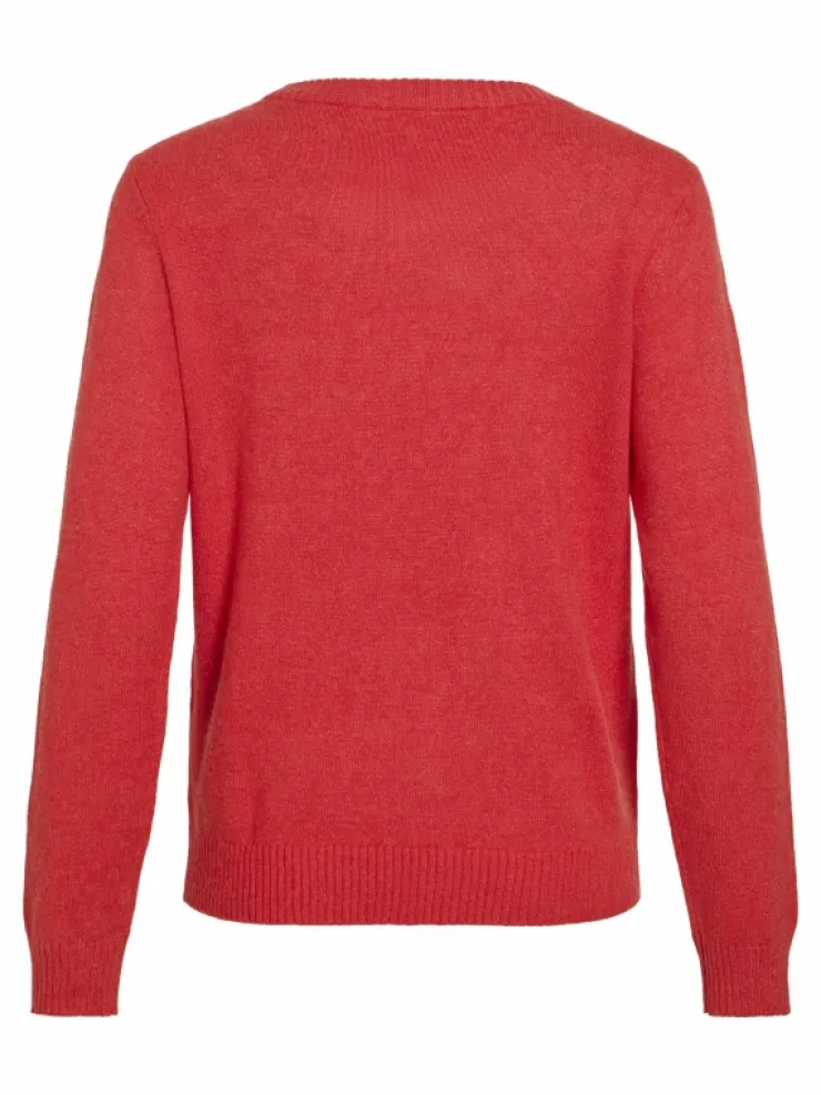 VILA Knitwear^VIRIL ROUND NECK KNITTED PULLOVER