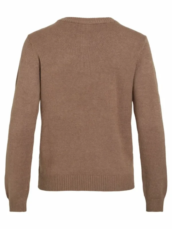VILA Knitwear^VIRIL ROUND NECK KNITTED PULLOVER