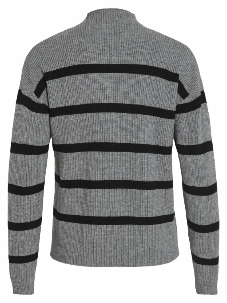 VILA Knitwear^VIRIL STRIPED KNITTED PULLOVER