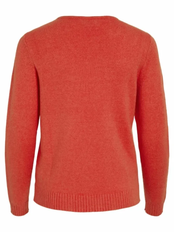 VILA Knitwear^VIRIL V-NECK KNITTED PULLOVER