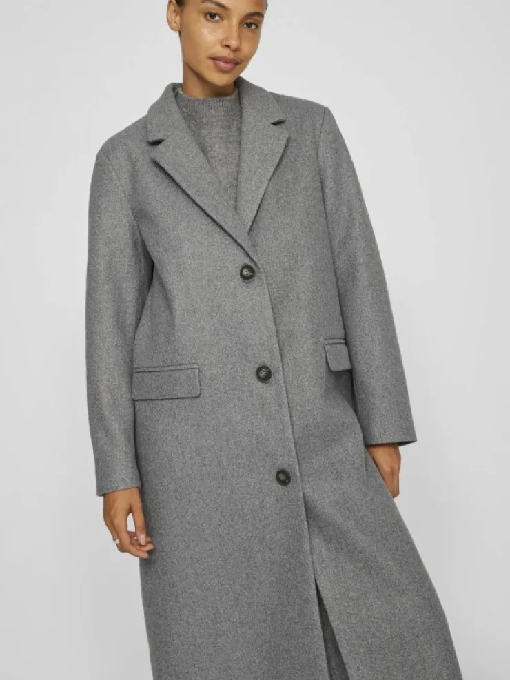 VILA Jackets & Coats^VISOLO BUTTONED COAT