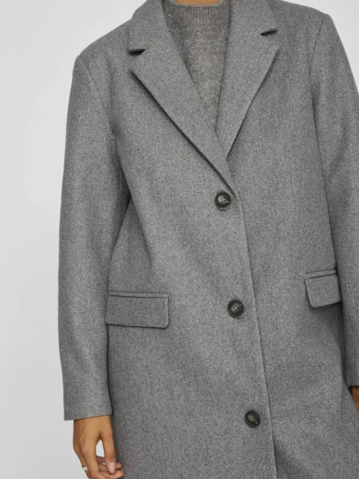 VILA Jackets & Coats^VISOLO BUTTONED COAT