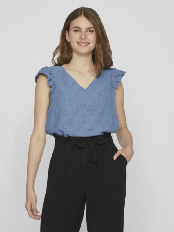 VILA Tops & T-shirts^V-NECK CAP SLEEVE TOP