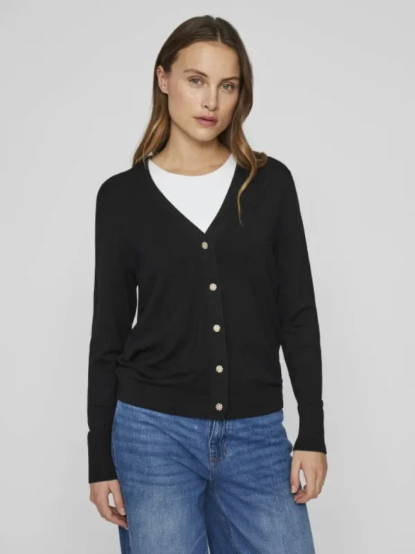VILA Knitwear^V-NECK KNITTED CARDIGAN