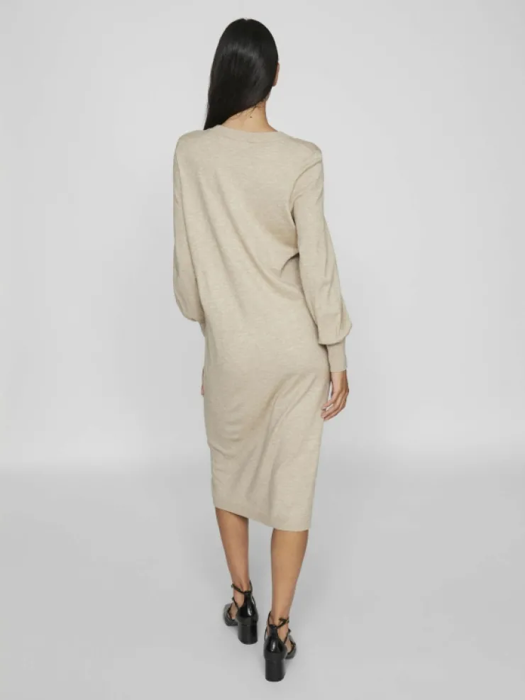 VILA Knitwear | Dresses^V-NECK KNITTED DRESS