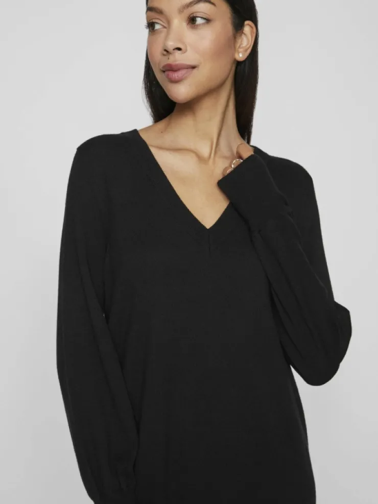 VILA Knitwear | Dresses^V-NECK KNITTED DRESS