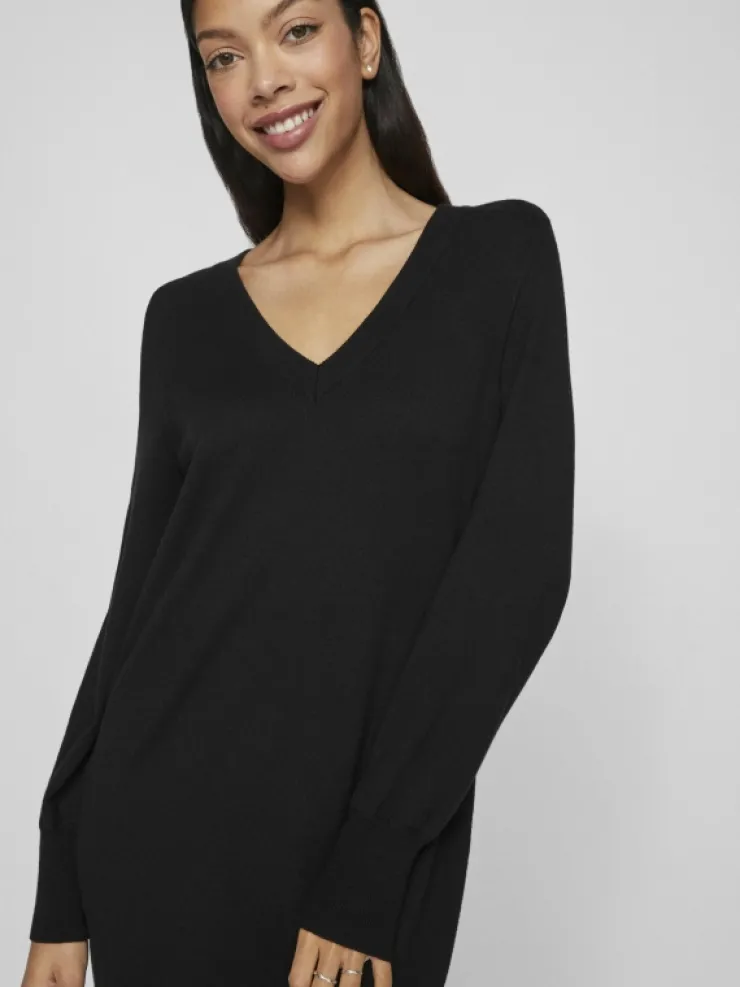 VILA Knitwear | Dresses^V-NECK KNITTED DRESS
