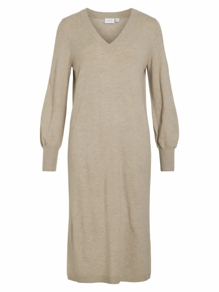 VILA Knitwear | Dresses^V-NECK KNITTED DRESS