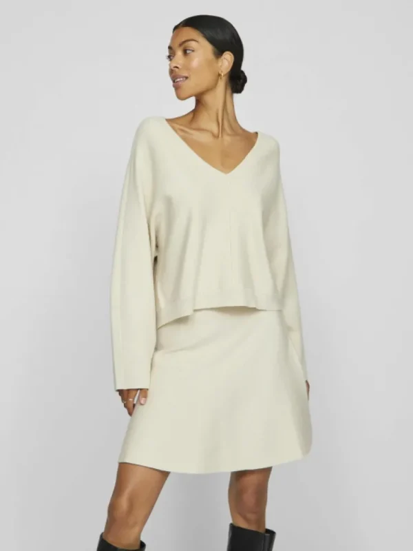 VILA Knitwear^V-NECK KNITTED PULLOVER