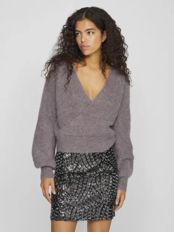 VILA Knitwear^V-NECK KNITTED PULLOVER