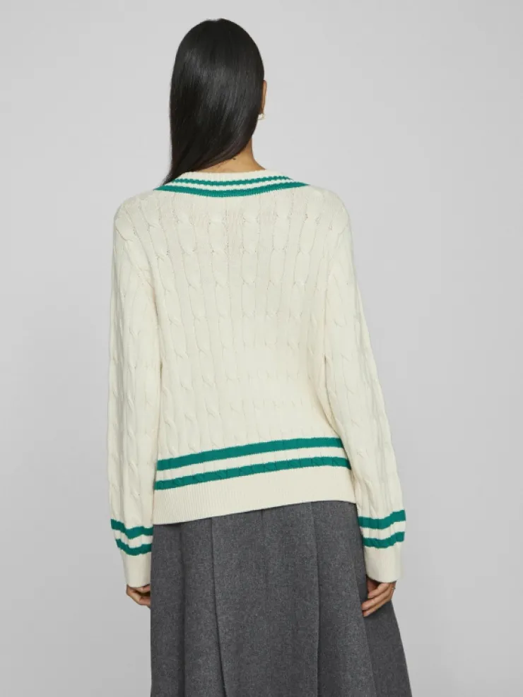 VILA Knitwear^V-NECK KNITTED PULLOVER