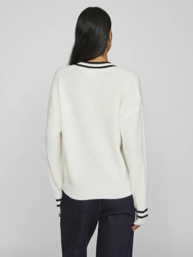 VILA Knitwear^V-NECK KNITTED PULLOVER