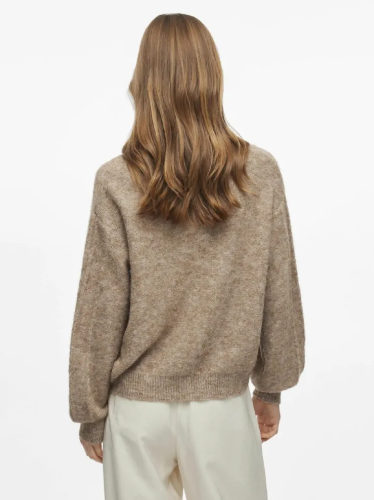 VILA Knitwear^V-NECK KNITTED PULLOVER