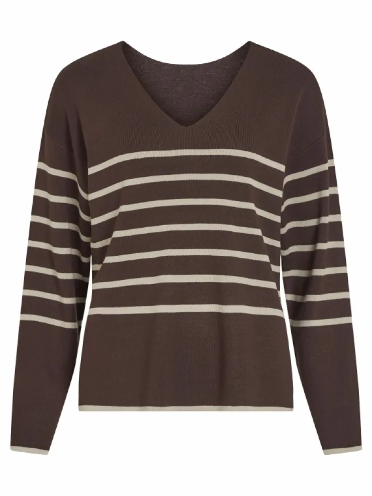 VILA Knitwear^V-NECK KNITTED PULLOVER
