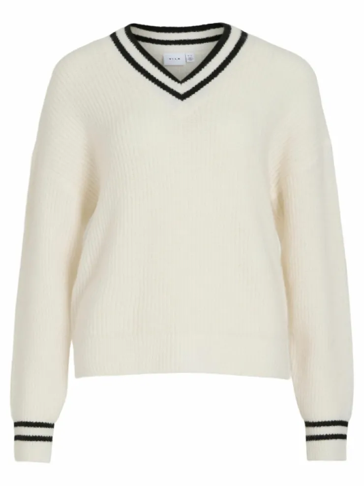 VILA Knitwear^V-NECK KNITTED PULLOVER