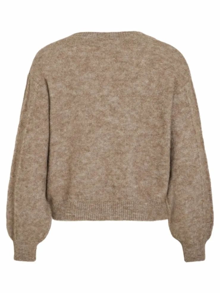 VILA Knitwear^V-NECK KNITTED PULLOVER