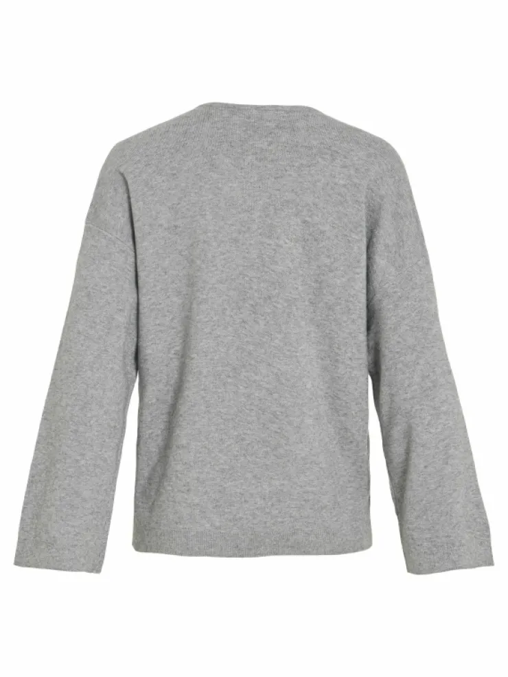 VILA Knitwear^V-NECK KNITTED PULLOVER
