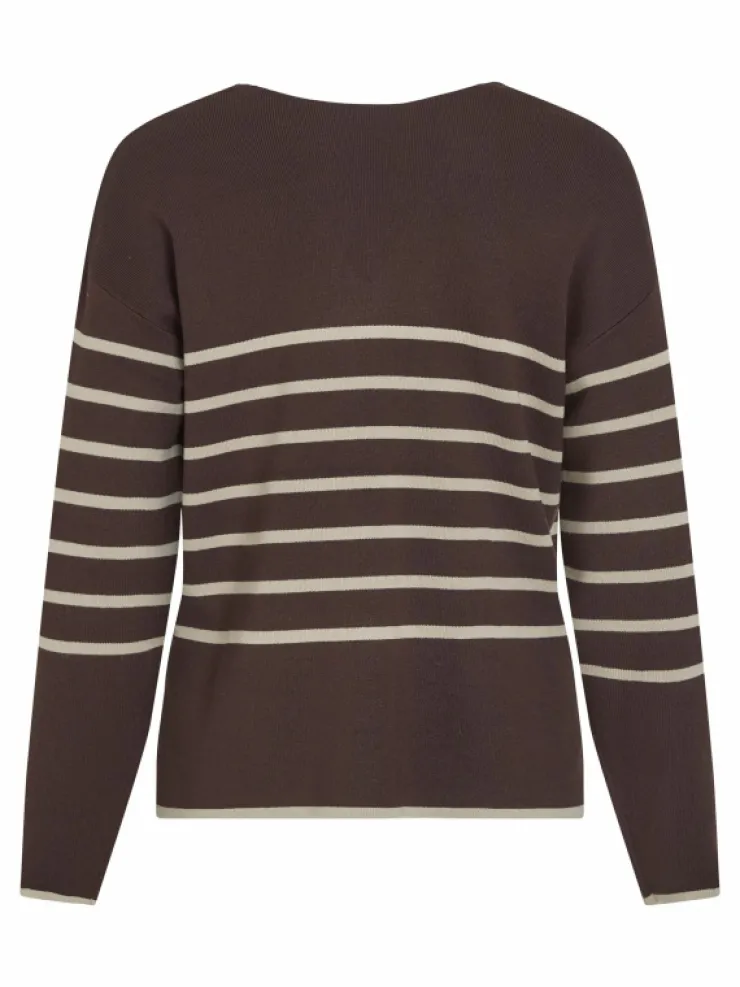 VILA Knitwear^V-NECK KNITTED PULLOVER