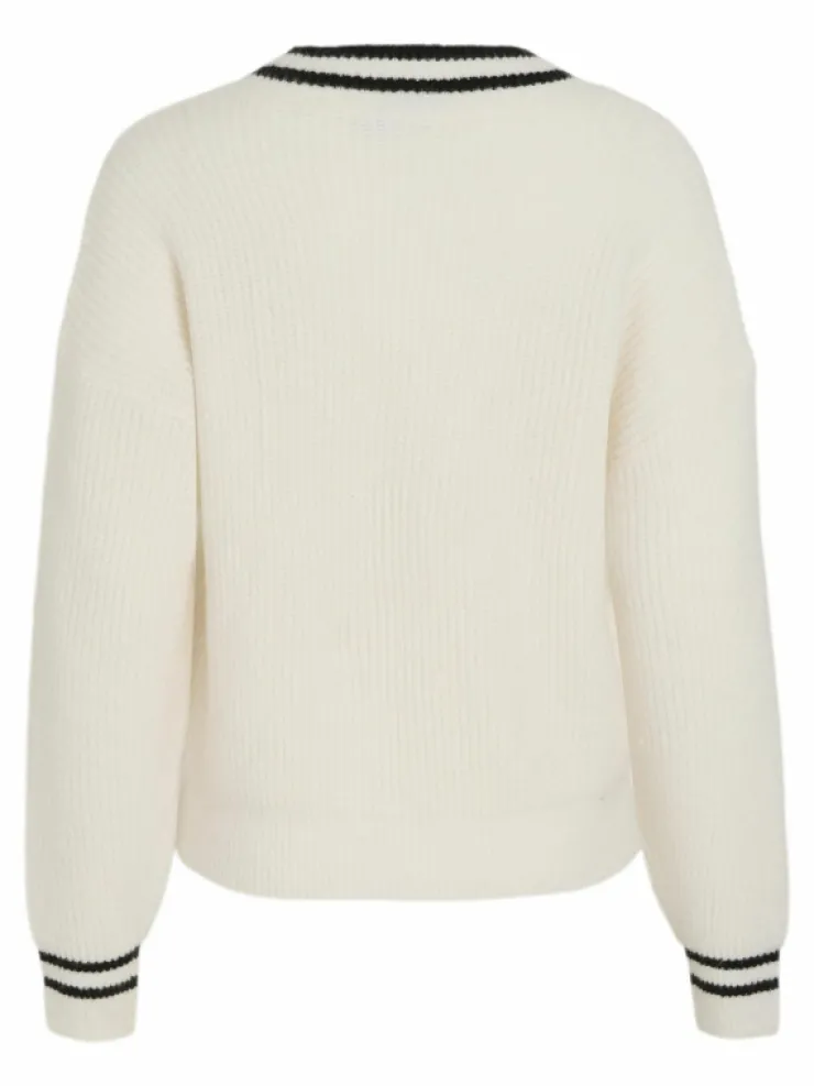 VILA Knitwear^V-NECK KNITTED PULLOVER