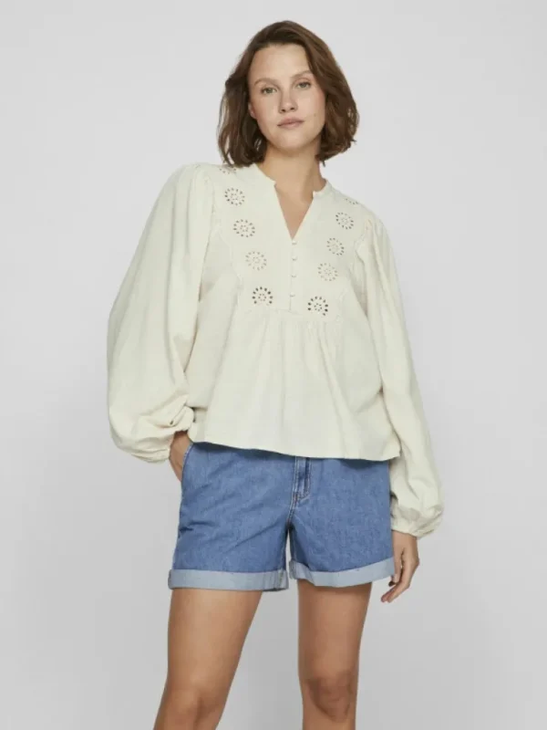 VILA Tops & T-shirts^V-NECK LONG SLEEVED TOP