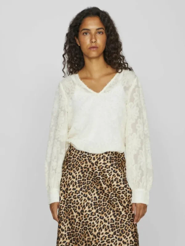 VILA Tops & T-shirts^V-NECK LONG SLEEVED TOP