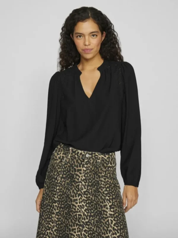 VILA Tops & T-shirts^V-NECK LONG SLEEVED TOP
