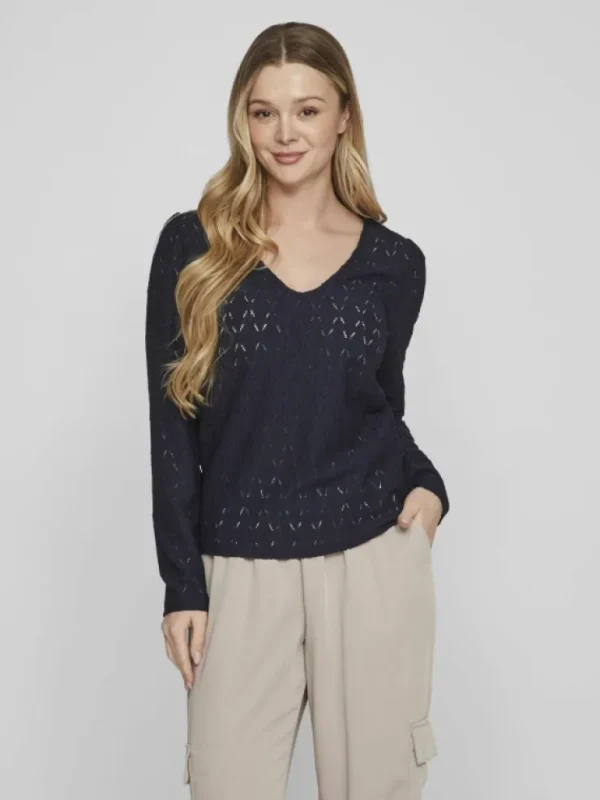 VILA Tops & T-shirts^V-NECK LONG SLEEVED TOP