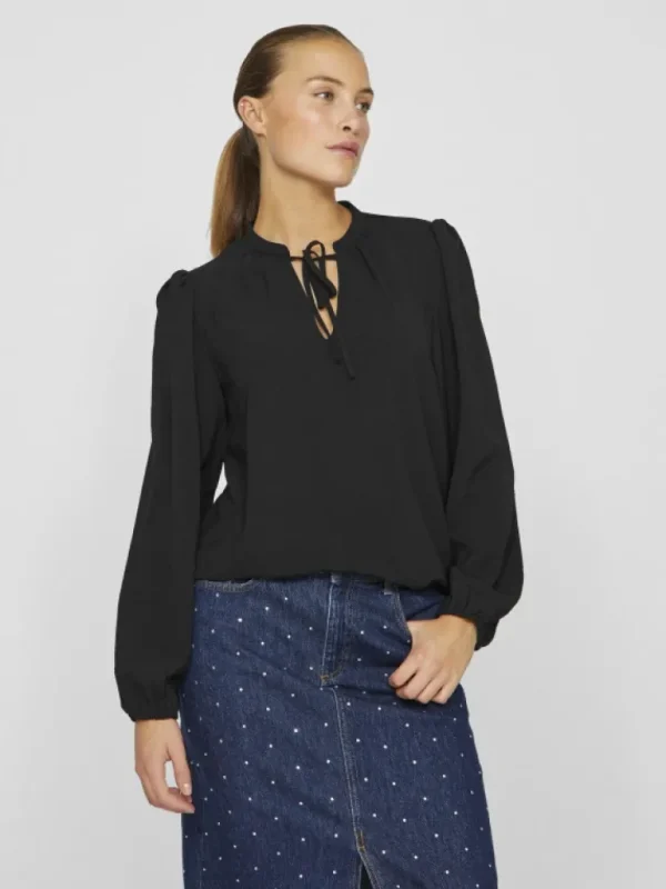 VILA Tops & T-shirts^V-NECK LONG SLEEVED TOP