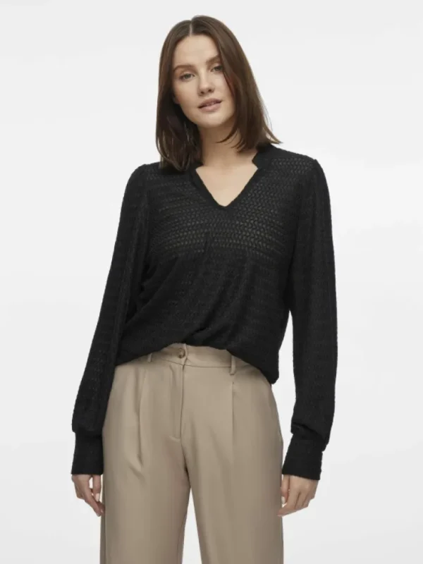 VILA Tops & T-shirts^V-NECK LONG SLEEVED TOP