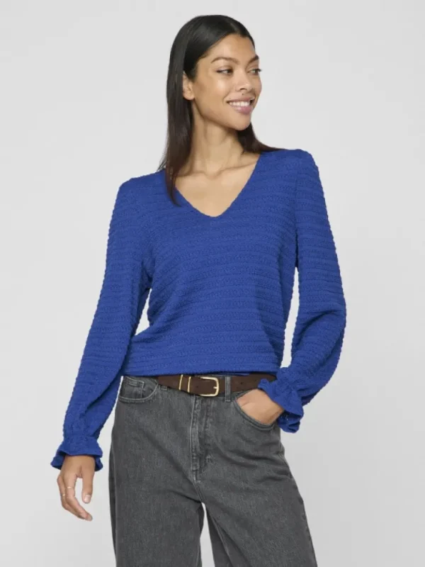 VILA Tops & T-shirts^V-NECK LONG SLEEVED TOP
