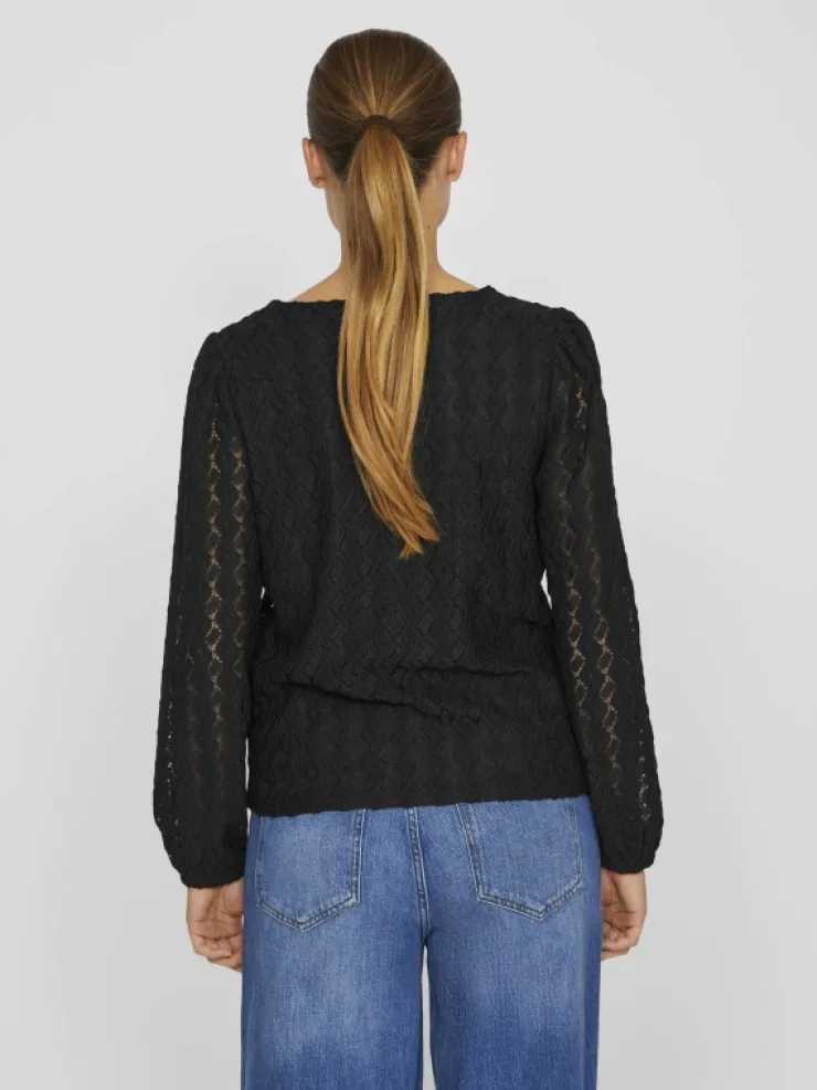 VILA Tops & T-shirts^V-NECK LONG SLEEVED TOP