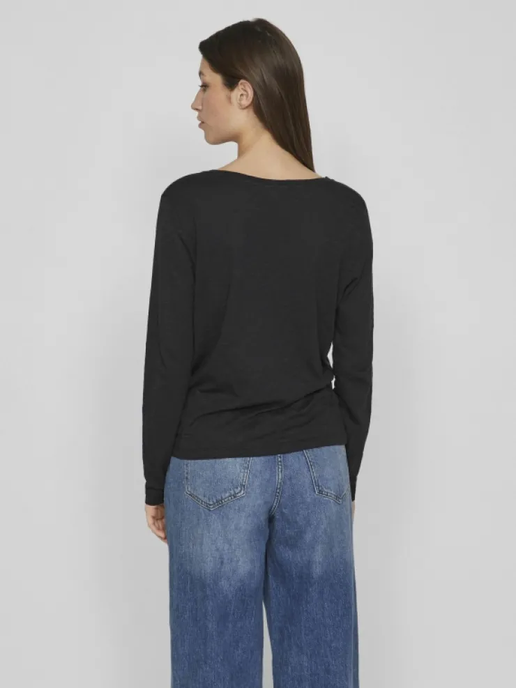 VILA Tops & T-shirts^V-NECK LONG SLEEVED TOP
