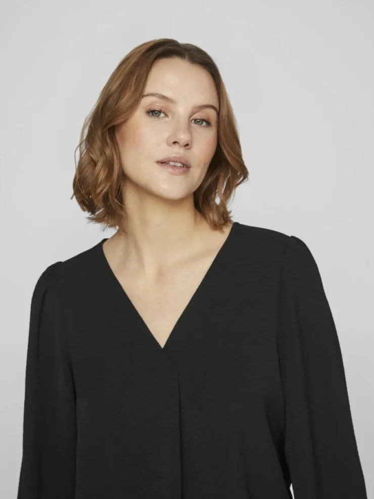 VILA Tops & T-shirts^V-NECK LONG SLEEVED TOP
