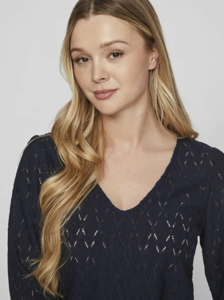 VILA Tops & T-shirts^V-NECK LONG SLEEVED TOP