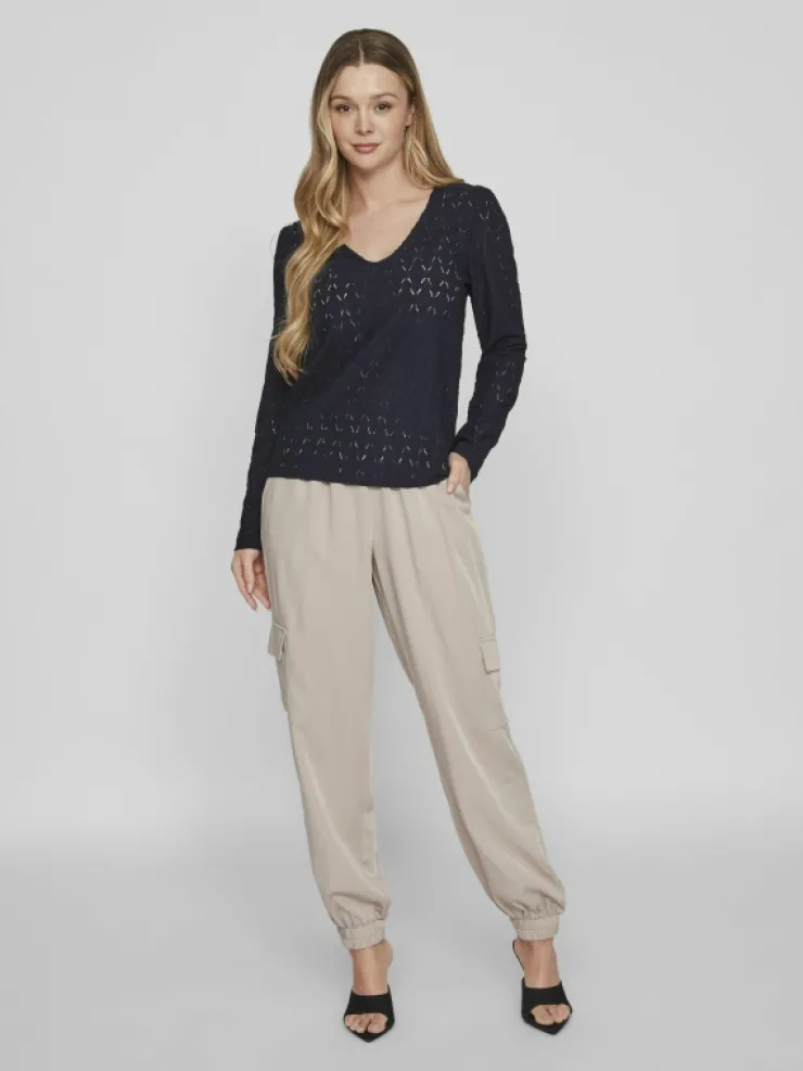 VILA Tops & T-shirts^V-NECK LONG SLEEVED TOP