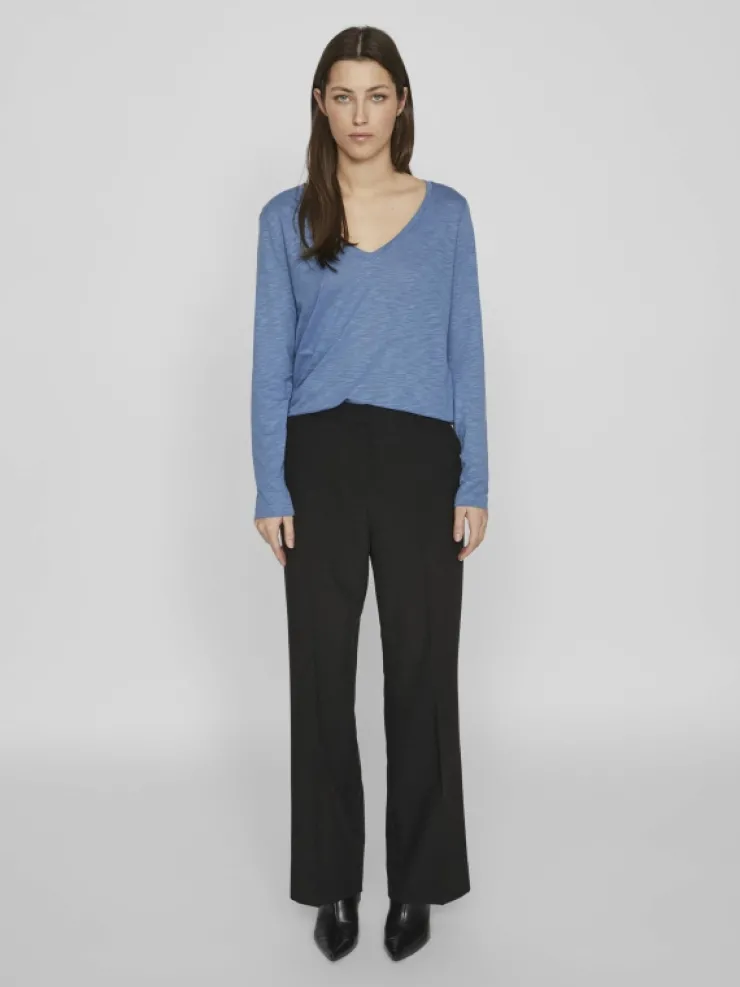 VILA Tops & T-shirts^V-NECK LONG SLEEVED TOP