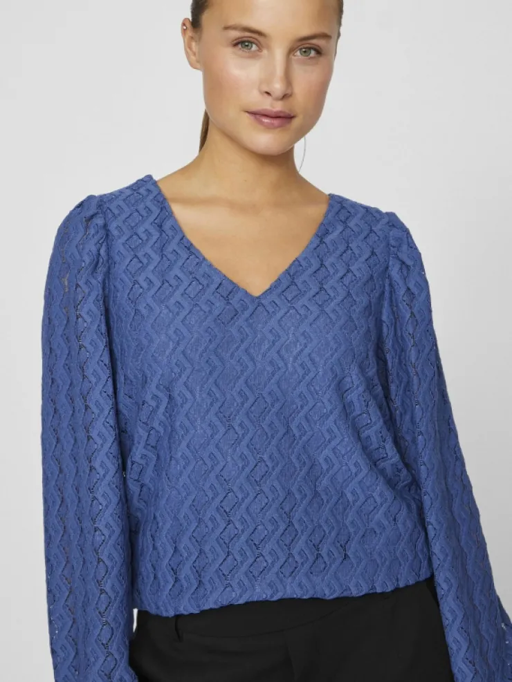 VILA Tops & T-shirts^V-NECK LONG SLEEVED TOP