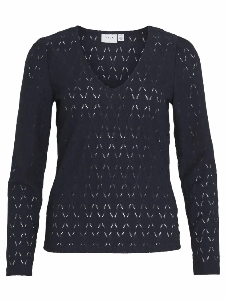 VILA Tops & T-shirts^V-NECK LONG SLEEVED TOP