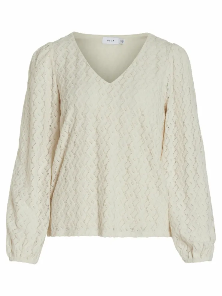 VILA Tops & T-shirts^V-NECK LONG SLEEVED TOP